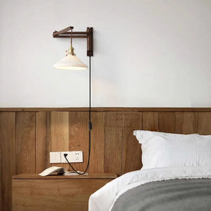 Asne – Adjustable Wood Wall Light 3