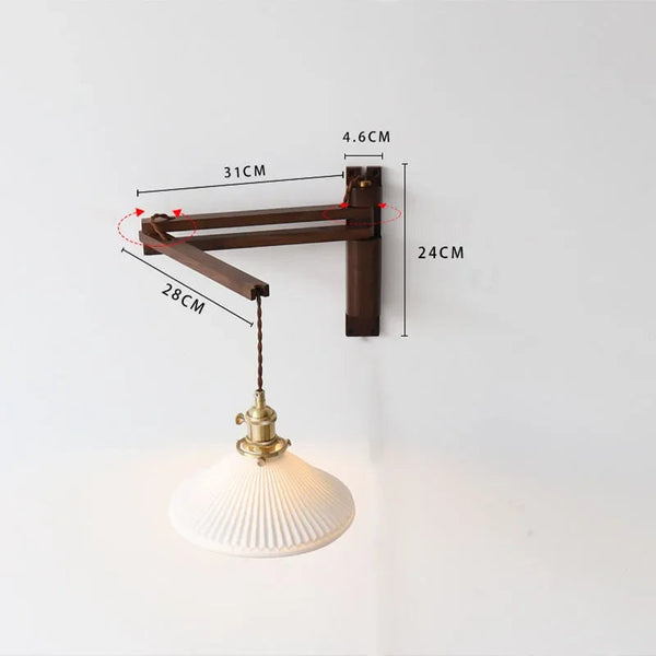 Asne – Adjustable Wood Wall Light 4