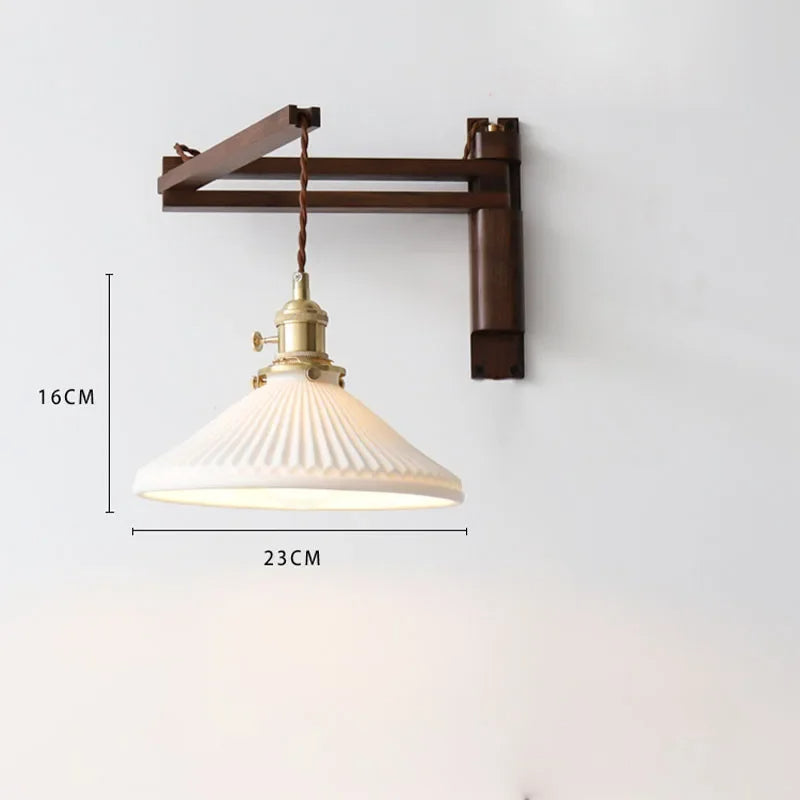 Asne – Adjustable Wood Wall Light 5
