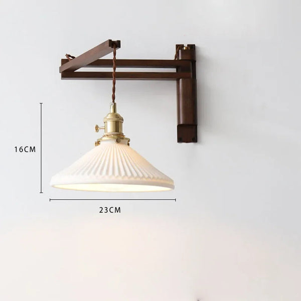 Asne – Adjustable Wood Wall Light 5