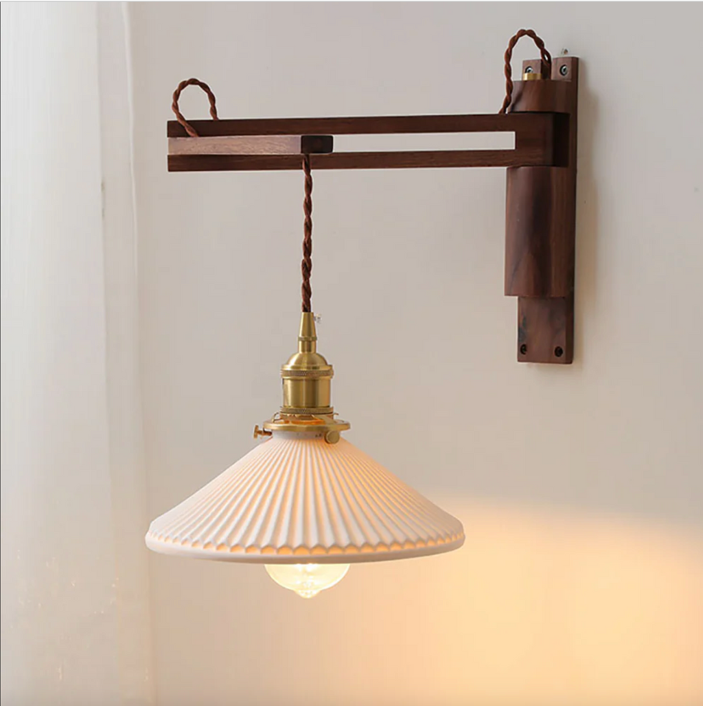 Asne – Adjustable Wood Wall Light 7
