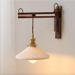Asne – Adjustable Wood Wall Light 7
