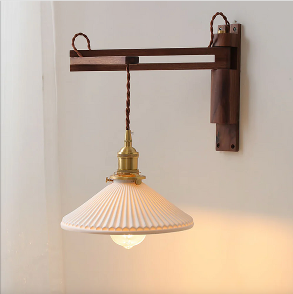 Asne – Adjustable Wood Wall Light 7