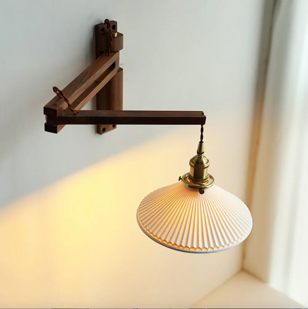 Asne – Adjustable Wood Wall Light 8