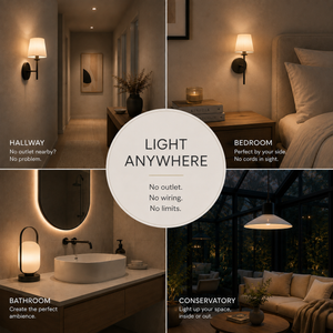 Elvello - Cordless Rechargeable LED Bulb with Remote