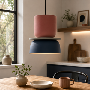 Rainbow Art Colorful Pendant Light Modern Acrylic Hanging Lamp