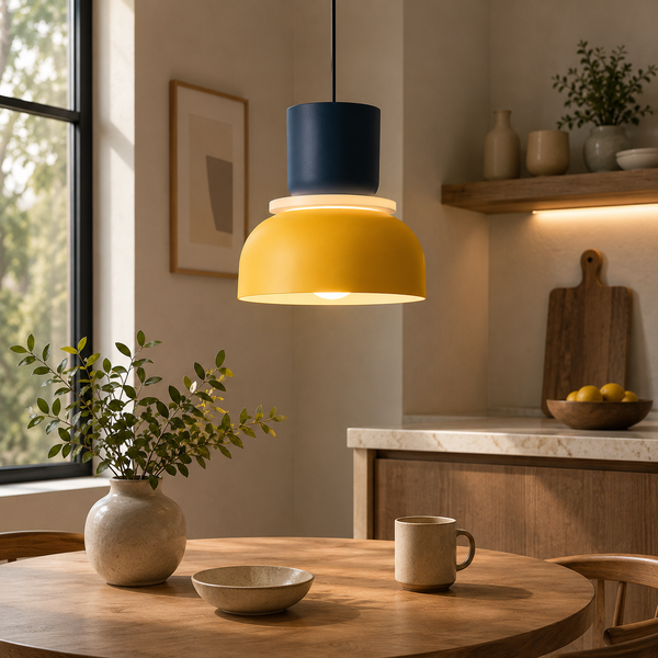 Rainbow Art Colorful Pendant Light Modern Acrylic Hanging Lamp