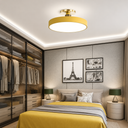 Le Cercle Elegant Semi Flush Mount Ceiling Light Modern Drum Lamp