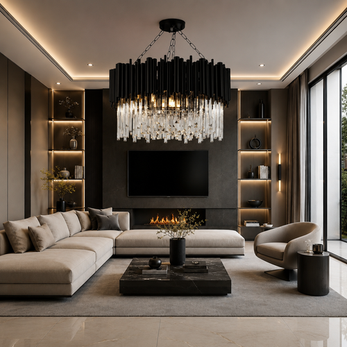Maximus Modern K9 Crystal Chandelier Luxury Pendant Light