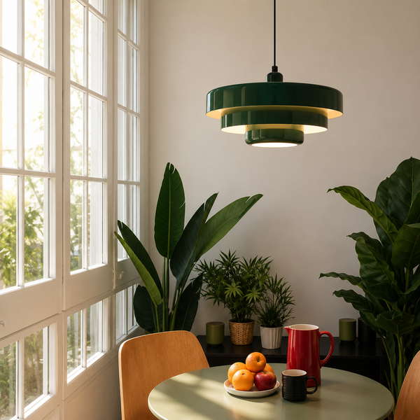 Retro Tiered Metal Pendant Light Bauhaus Pendant Lamp