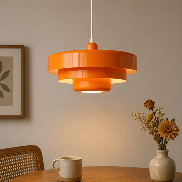 Retro Tiered Metal Pendant Light Bauhaus Pendant Lamp