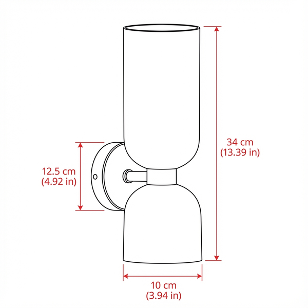 Elin – Nordic Modern Glass Wall Light Fixture 4
