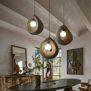 Hayami Resin LED Pendants 10