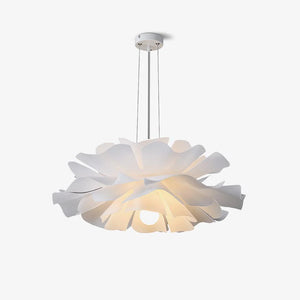 Cloud Flower Pendant Light Modern Floral Petal Hanging Lamp