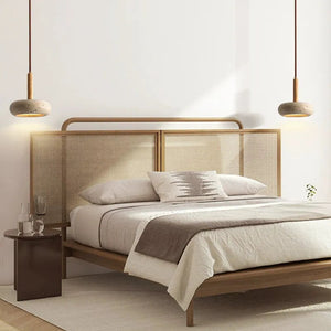 Moorgate Japanese Stone Wood Chandelier 8
