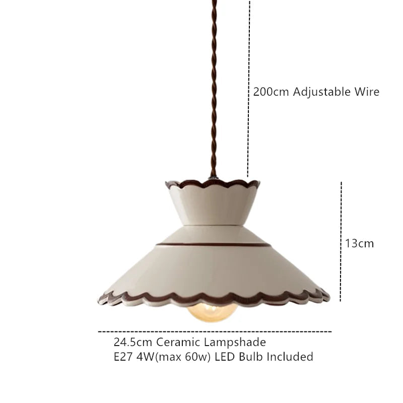 Ronja – Hand-Painted Ceramic Pendant Light 6