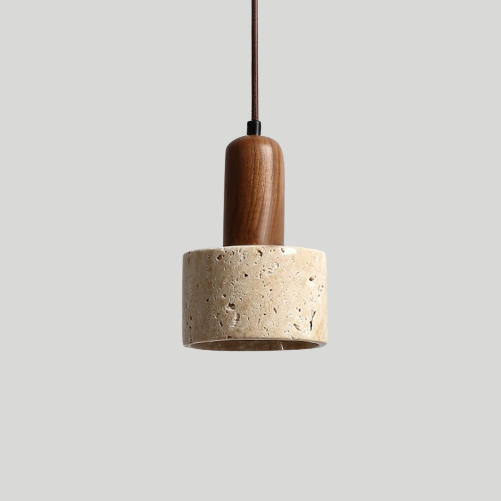 Travertine Wabi Pendants 0