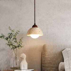 Travertine Wabi Pendants 11