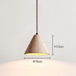 Travertine Wabi Pendants 13