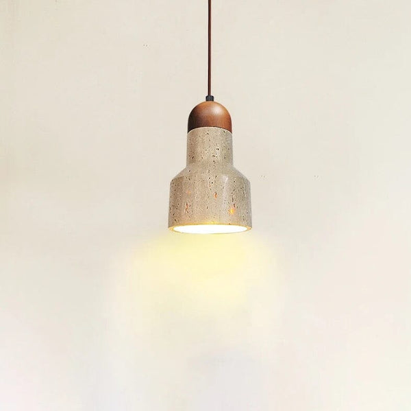 Travertine Wabi Pendants 14