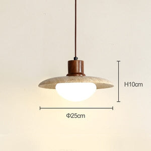 Travertine Wabi Pendants 16