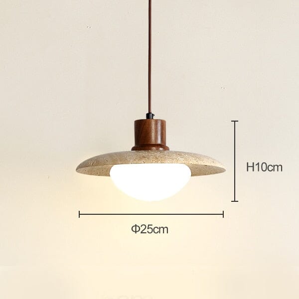 Travertine Wabi Pendants 16
