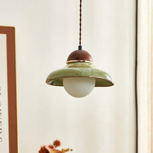 Vanja – Green Ceramic Pendant Light 0