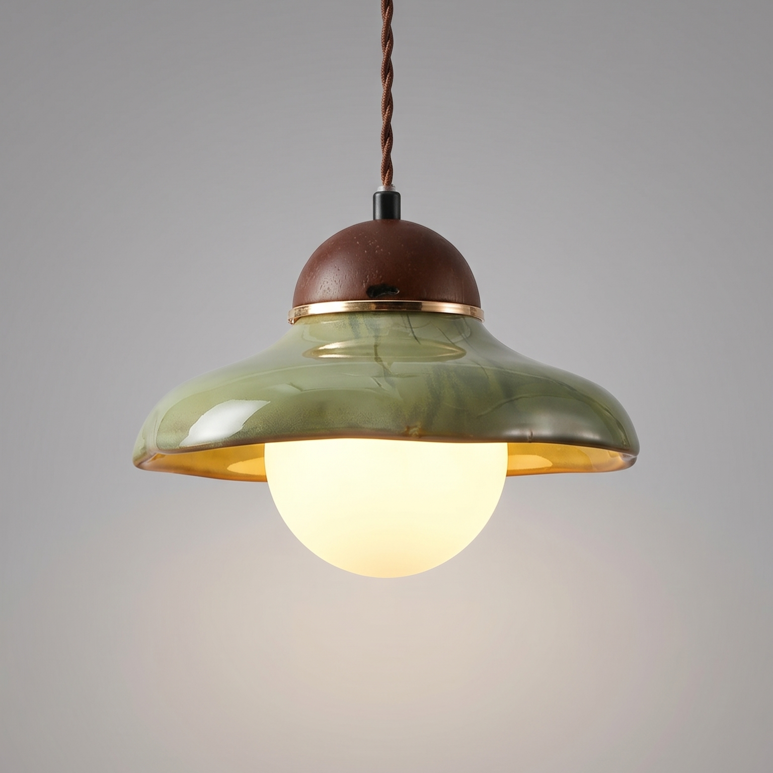 Vanja – Green Ceramic Pendant Light 4