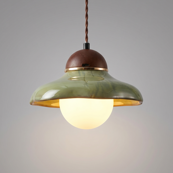 Vanja – Green Ceramic Pendant Light 4