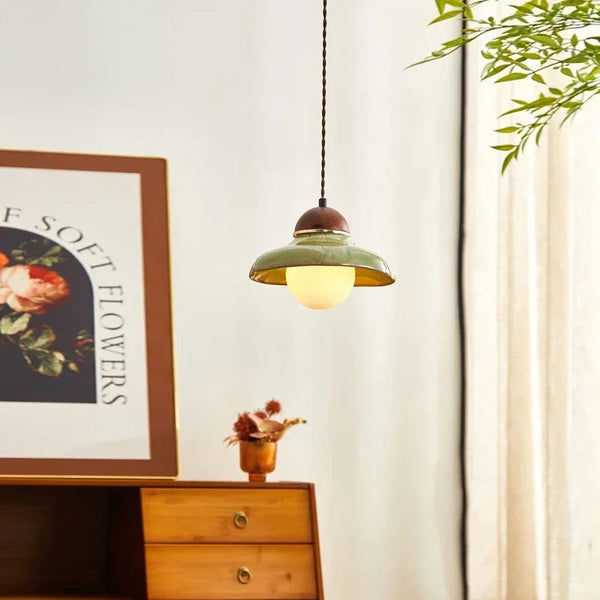 Vanja – Green Ceramic Pendant Light 6