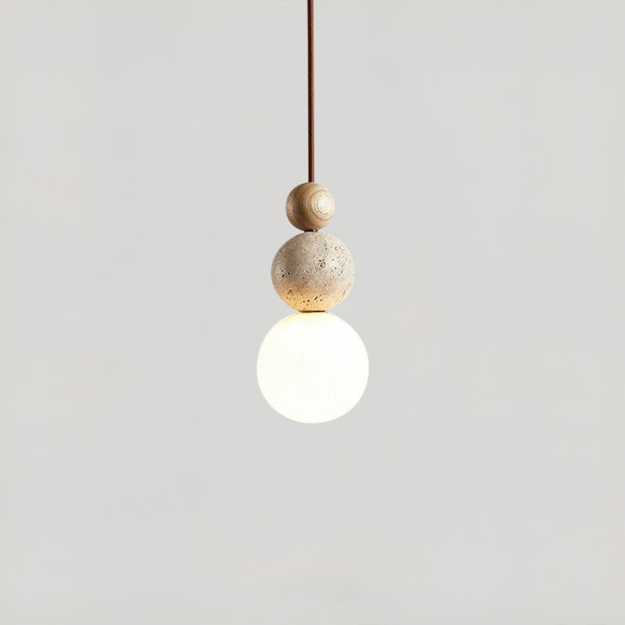 Wabi-Sabi Stone Pendant Lamp 2