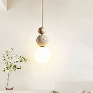 Wabi-Sabi Stone Pendant Lamp 3
