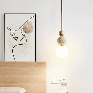 Wabi-Sabi Stone Pendant Lamp 7