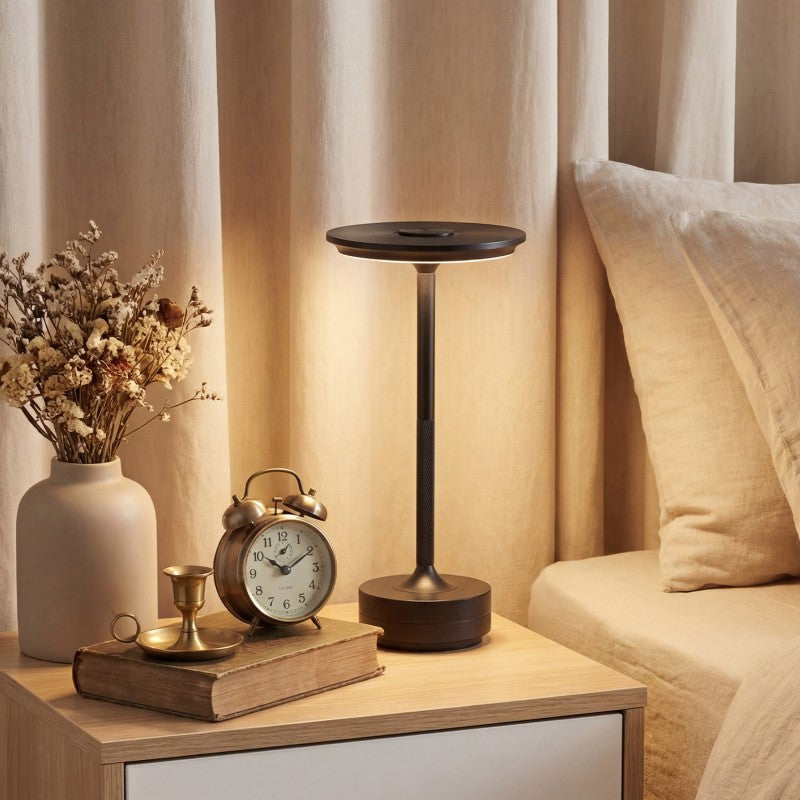 Modern Cordless LED Table Lamp Rechargeable Touch Dimmer Light