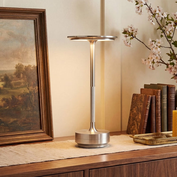 Modern Cordless LED Table Lamp Rechargeable Touch Dimmer Light